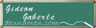 Gideon Gaberle Visitenkarte